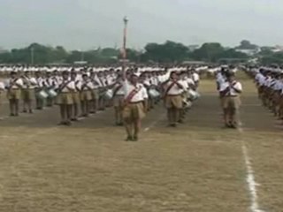 RSS Band(Ghosh) In Tune:'Shri Rama Chandra Krupal Vaju Mana'