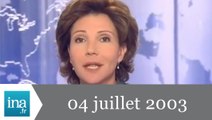 20h France 2 du 4 Juillet 2003 - Arrestation d'Yvan Colonna - Archive INA