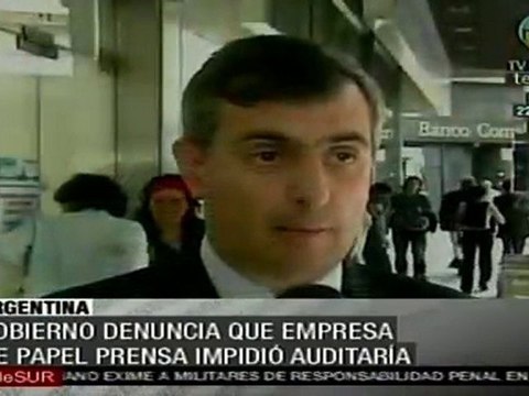 En Argentina impiden auditoría a Papel Prensa