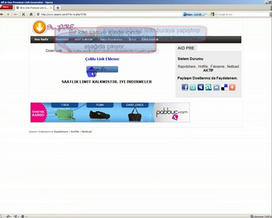 aiopre.com 'dan Nasıl Dosya İndirilir. (Videolu Anlatım)