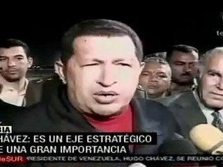 Presidente Chávez llego a Libia y se reunió con Al Gaddafi