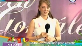 Conferencia de prensa: Edith González en TV Azteca Parte 1/2