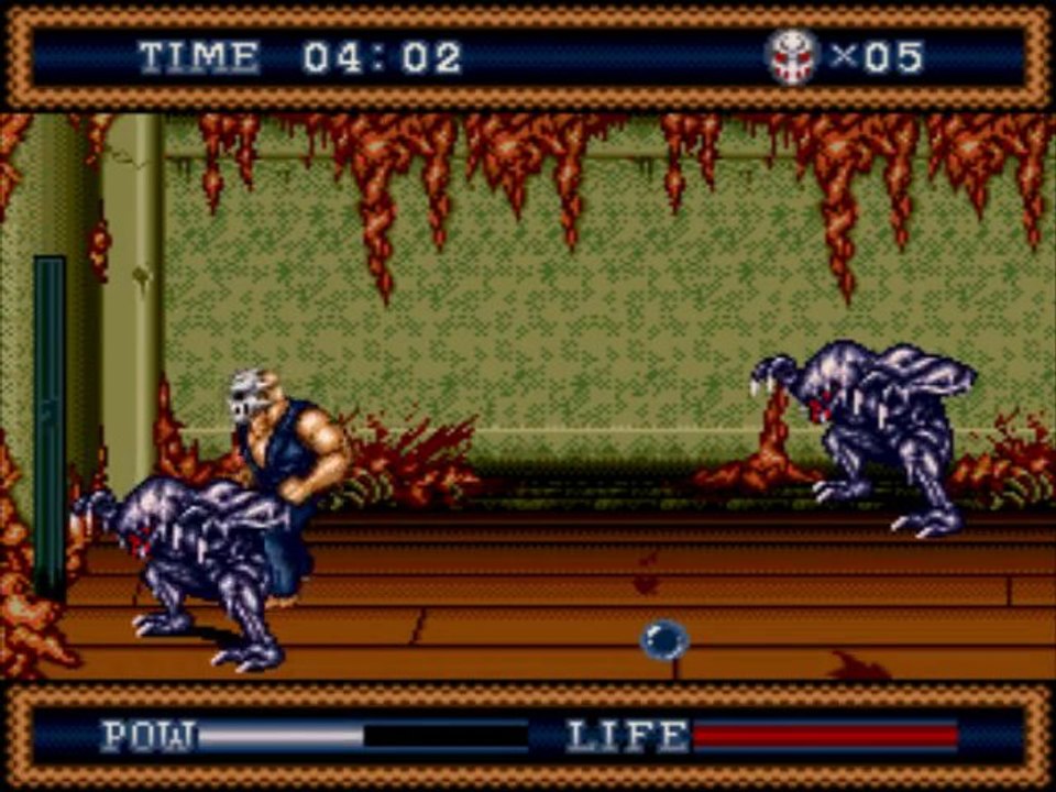 Splatterhouse 3 [Megadrive] niveau 2