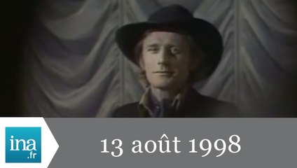 20h France 2 du 13 août 1998 - Nino Ferrer est mort - Archive INA