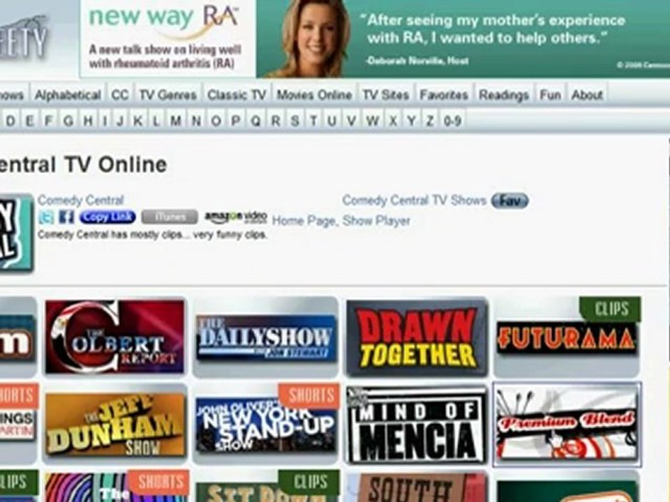 Comedy Central TV Shows Online