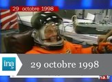 20h France 2 du 29 octobre 1998 - John Glenn dans l'espace à 77 ans - Archive INA