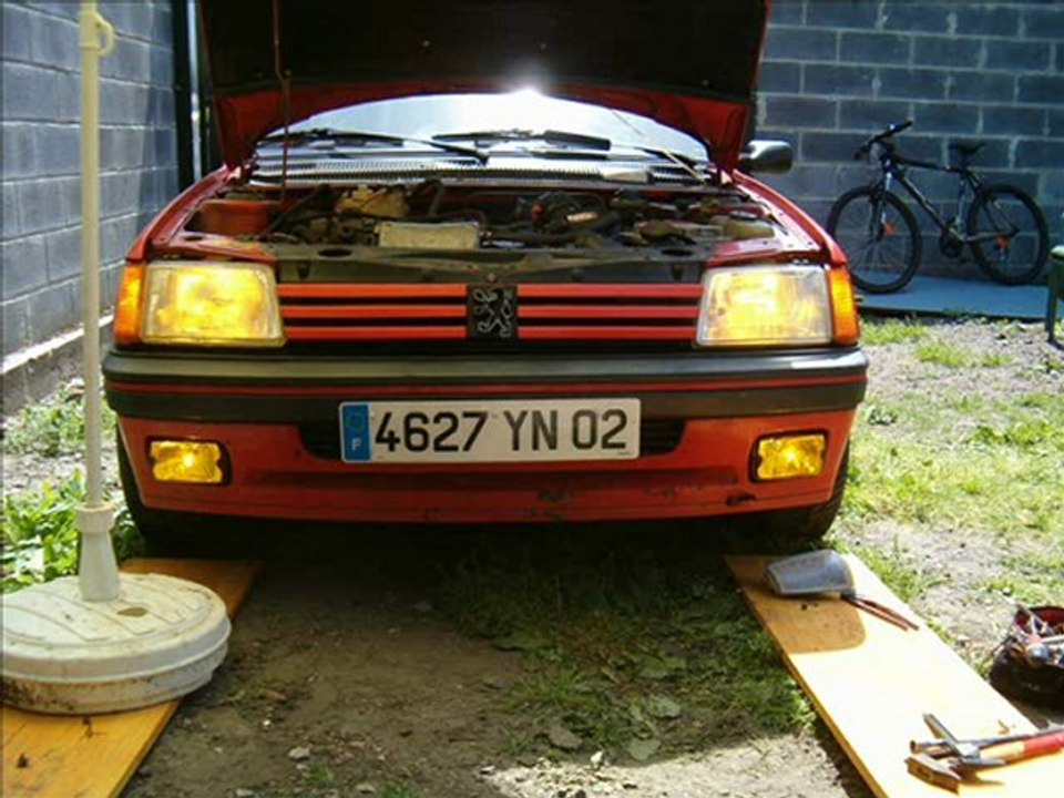 restauration 205 gti