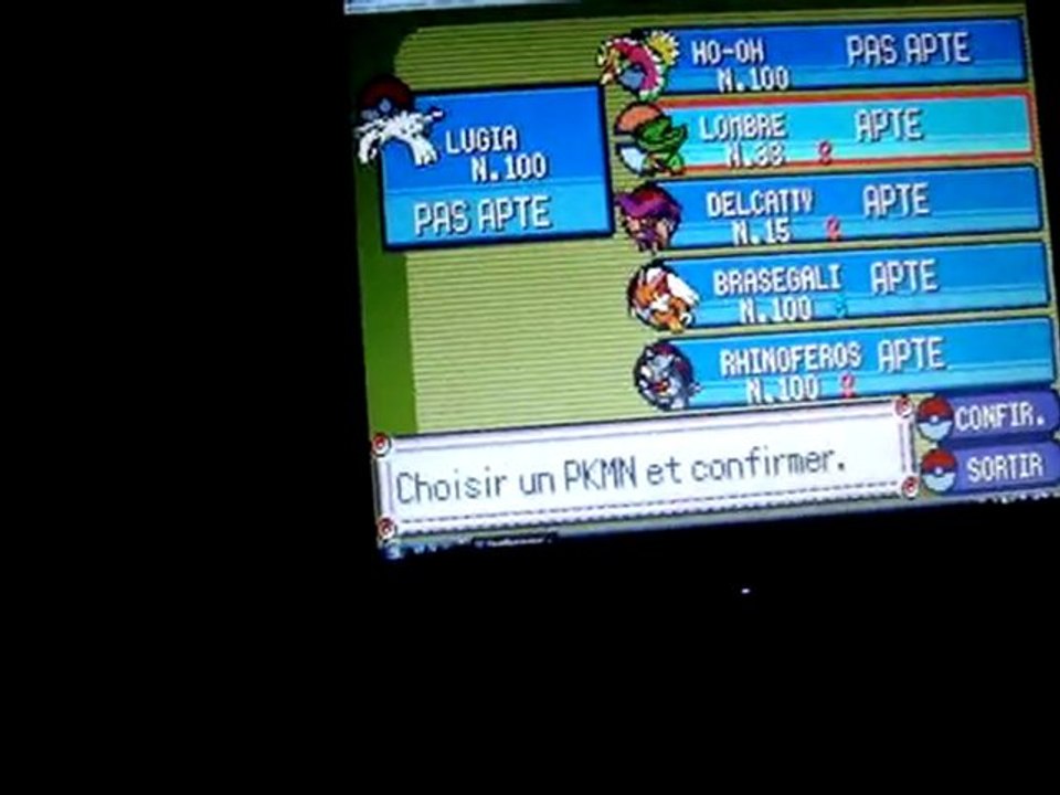 Clonage pokemon emeraude