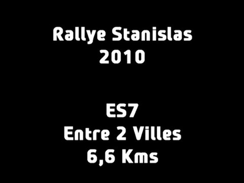ES7 Rallye Stanislas 2010 (Entre 2 Villes)