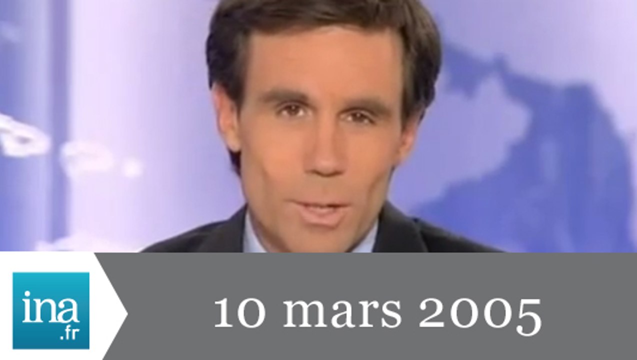 20h France 2 du 10 Mars 2005 - Manifestations syndicales - Archive INA