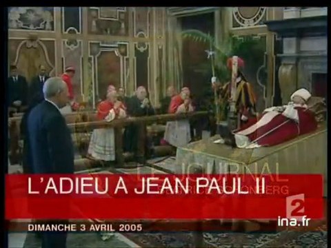 20h France 2 du 03 avril 2005 - Mort de Jean-Paul II - Archive INA