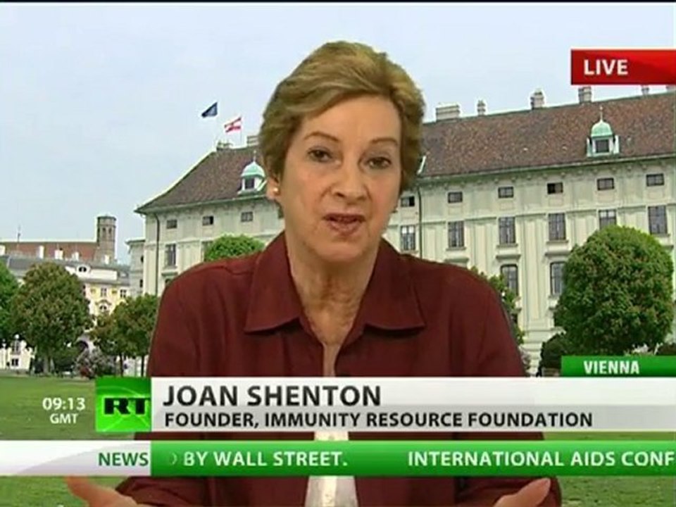 J. Shenton `AIDS treatments killed a whole generation` RT TV