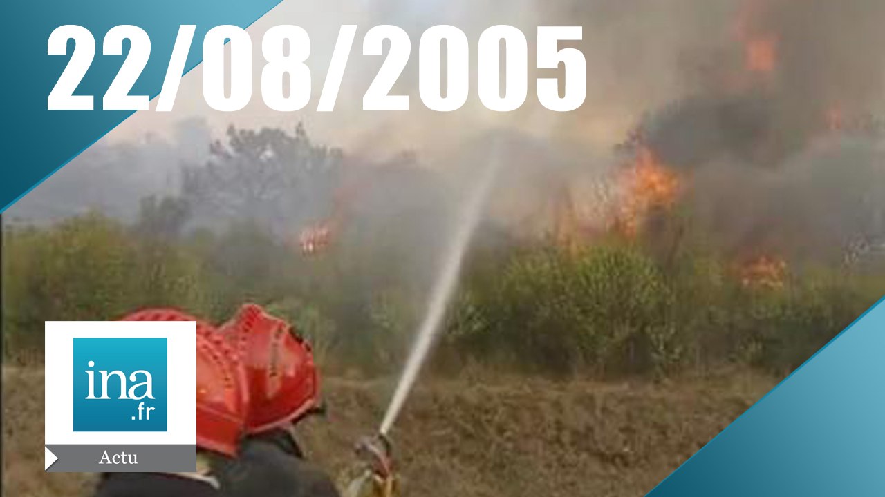 20 France 2 du 22 août 2005 - Incendie à Perpignan | Archive INA