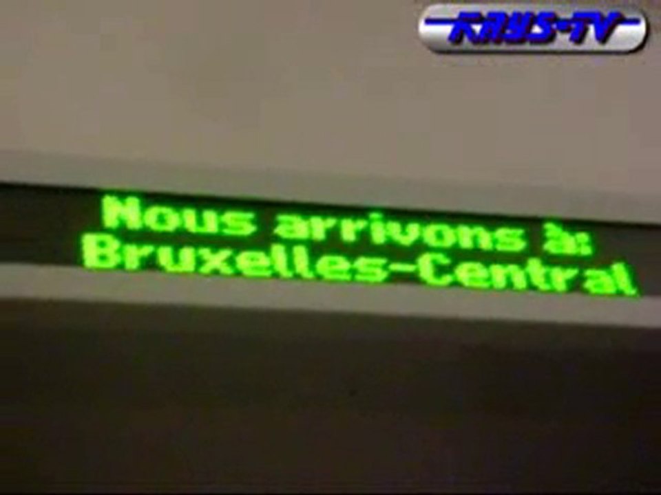 SNCB : Annonces CityRail (entre Brux.-Nord et Forest-Midi)