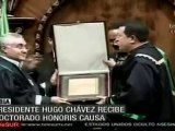 Conceden Doctorado Honoris Causa al presidente Chávez en la