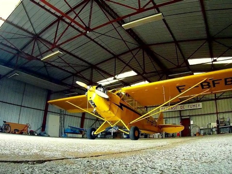 1er vol en Piper J3
