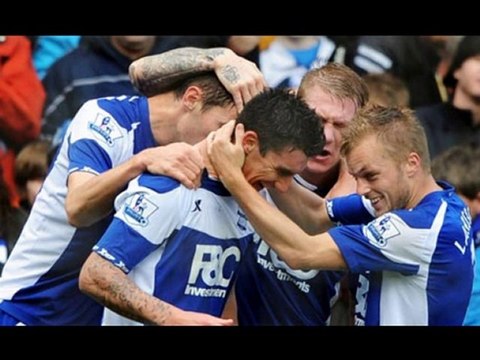 Birmingham City 2-0 Blackpool Ridgewell,Zigic scored