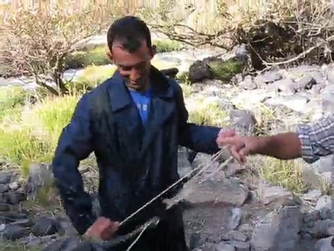 Bingöl Deresinde Balık Avı .