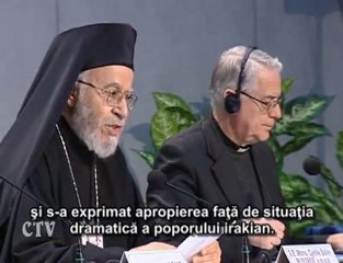 Sinod: Pace şi dialog pentru Orientul Mijlociu