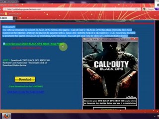 Call of Duty  Free Codes for Black Ops full working