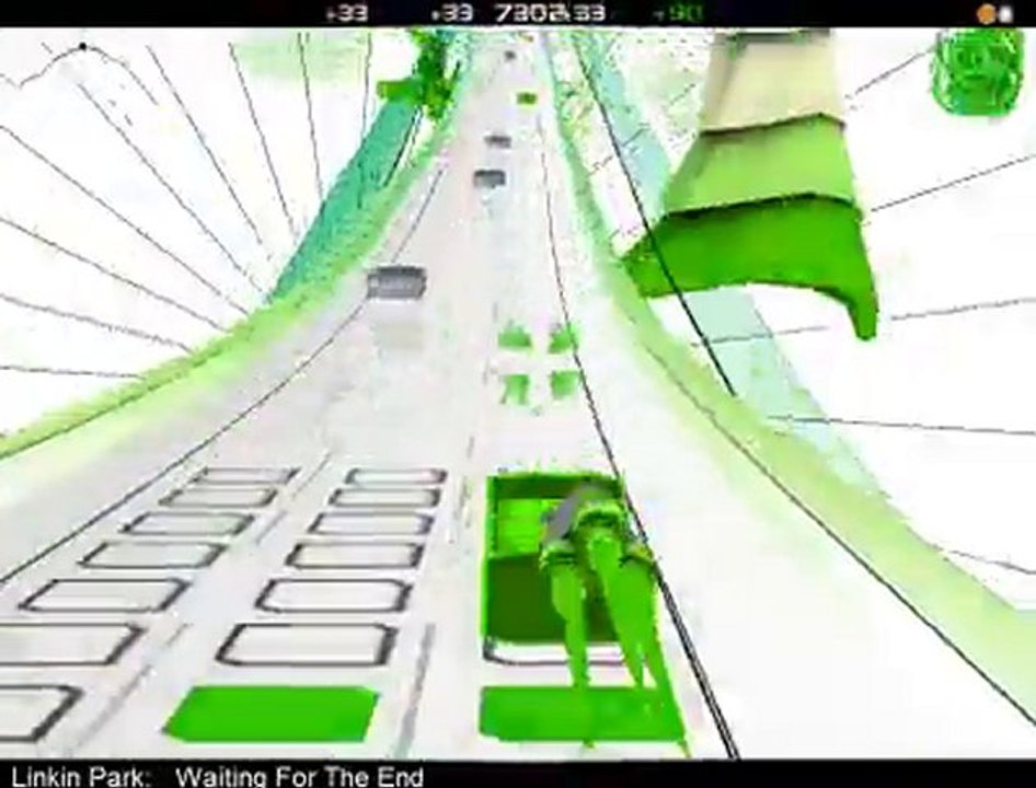 Linkin Park - Waiting for the end - Audiosurf