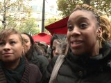 Propos racistes: manifestation devant la boutique Guerlain