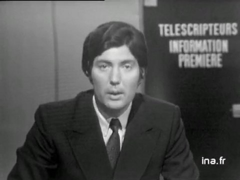 Information Première : émission du 7 Aout 1972