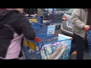 Actions contre la réforme des retraites à DENAIN (Nord).