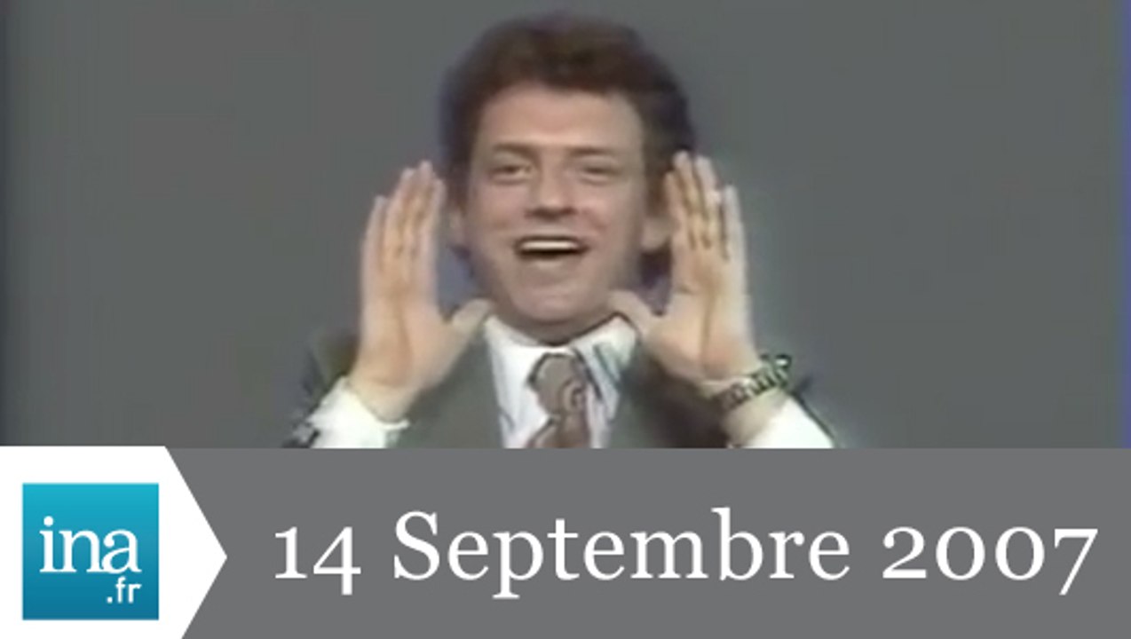 20h France 2 du 14 Septembre 2007 - Jacques Martin est mort - Archive INA