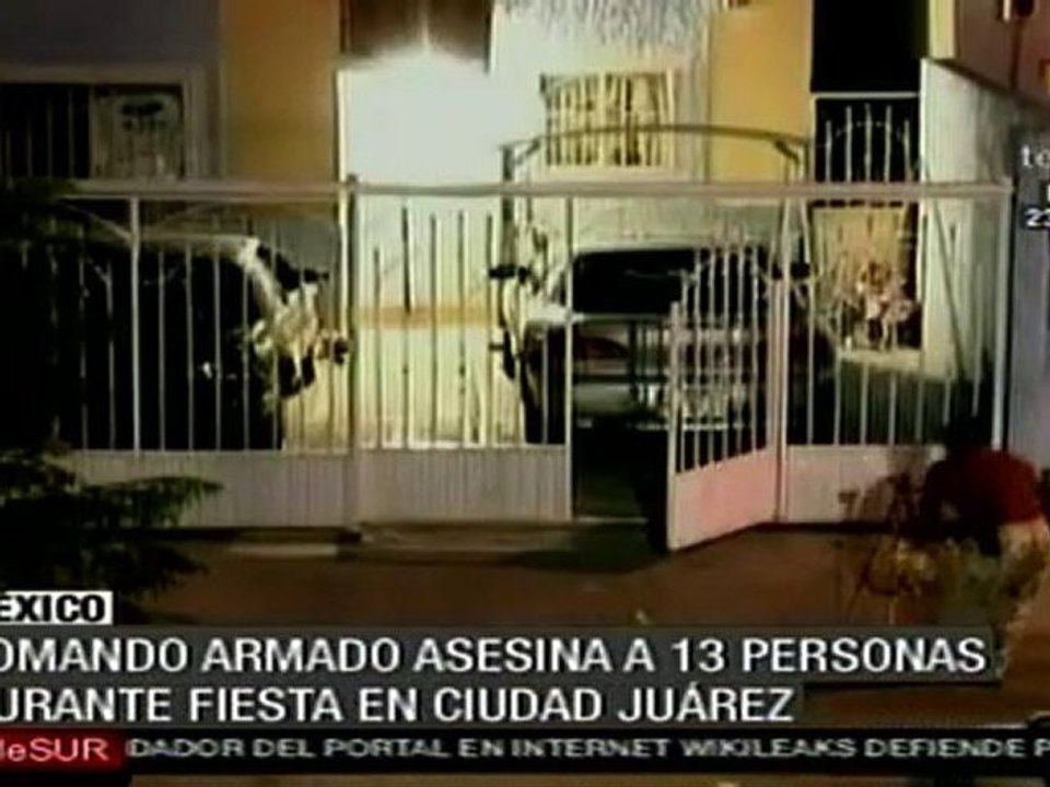 Ataque durante una fiesta en Ciudad Juárez, 13 jóvenes muertos