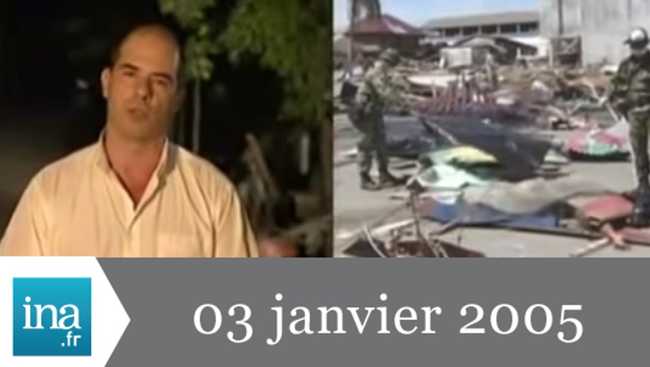 20h France 2 du 03 janvier 2005 - Edition spéciale Tsunami - Archive INA