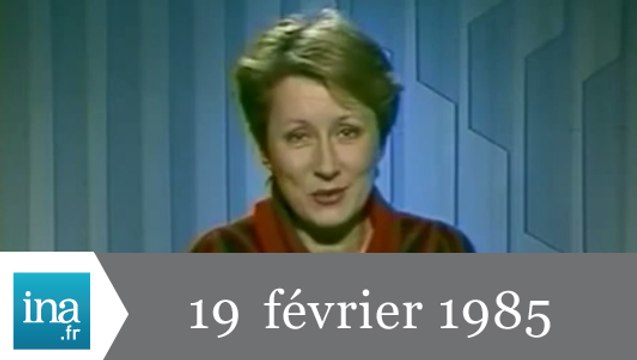 Soir 3 FR3 du 19 février 1985 - Crash d'un boeing en Espagne - Archive INA
