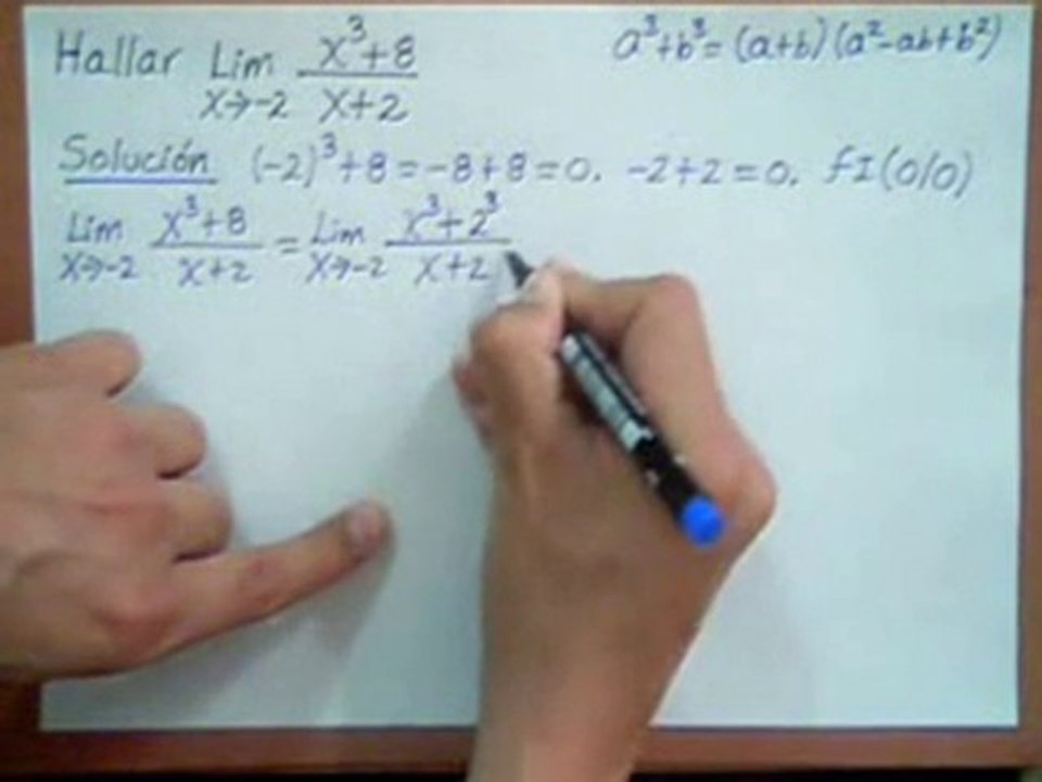 10 Ejemplo Límites 0 sobre 0