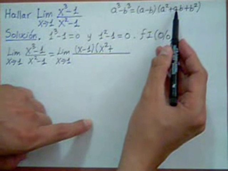 12 Ejemplo Límites 0 sobre 0