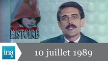 20h Antenne 2 du 10 juillet 1989 - Bicentenaire de la Révolution - Archive INA