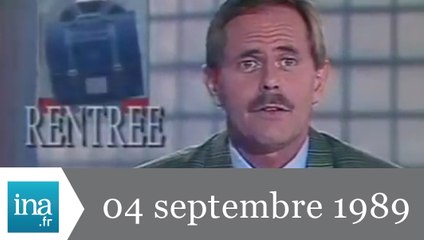 20h Antenne 2 du 04 septembre 1989 - Archive INA