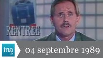 20h Antenne 2 du 04 septembre 1989 - Archive INA