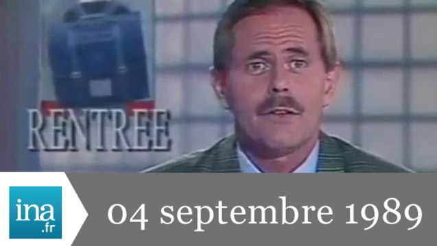 20h Antenne 2 du 04 septembre 1989 - Archive INA