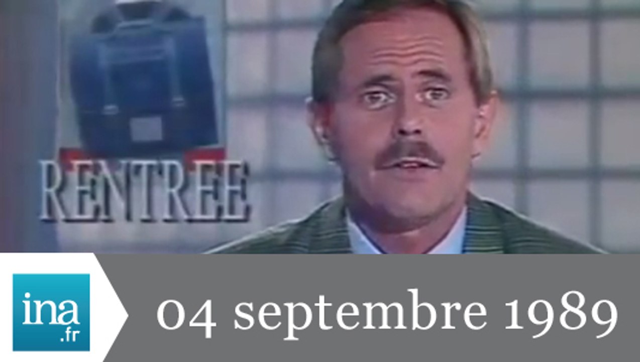 20h Antenne 2 du 04 septembre 1989 - Archive INA