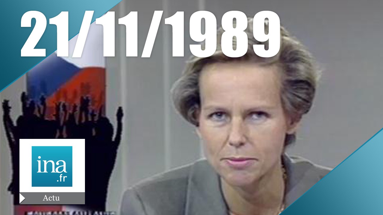 20h Antenne 2 du 21 novembre 1989 - Manifestations en Tchécoslovaquie | Archive INA