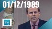 20h Antenne 2 du 1er décembre 1989 - Rencontre Gorbatchev Jean-Paul II | Archive INA