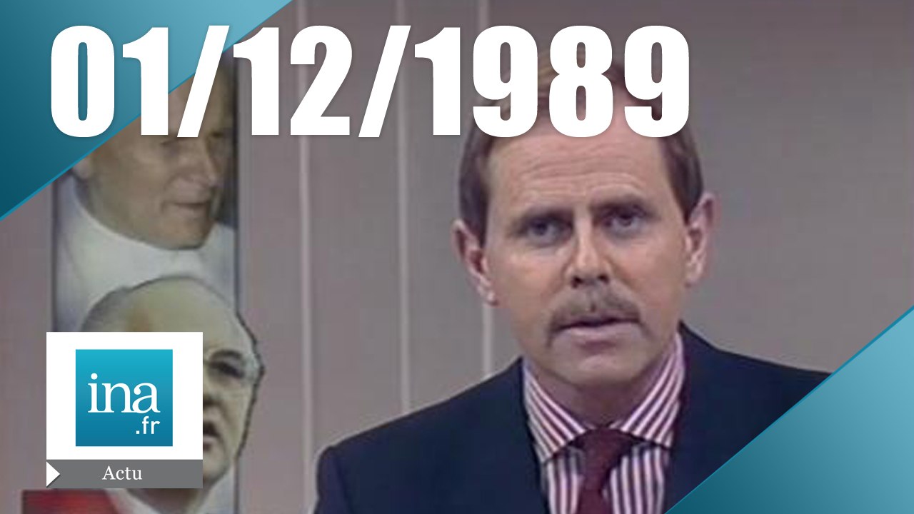 20h Antenne 2 du 1er décembre 1989 - Rencontre Gorbatchev Jean-Paul II | Archive INA
