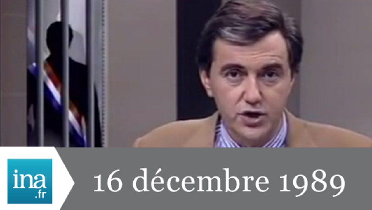 20h Antenne 2 du 16 décembre 1989 - Archive INA