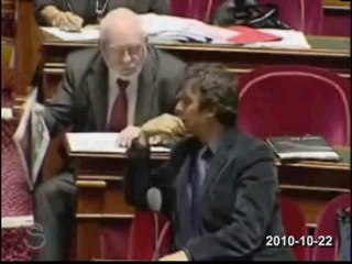 Retraites Sénat vote du vote bloqué UMP+UC