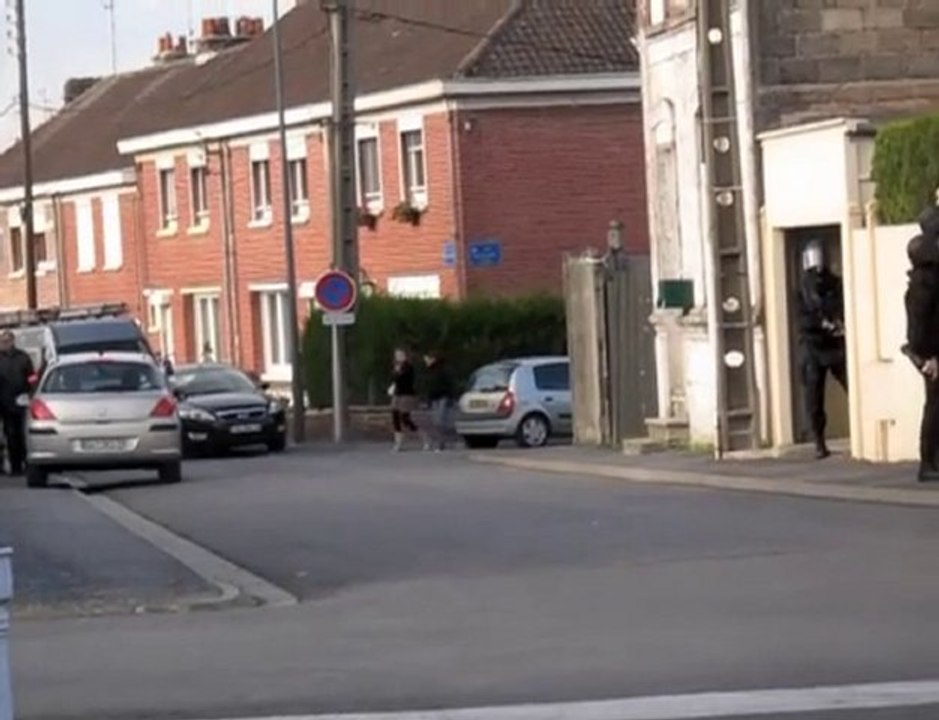 Intervention du GIPN  à Anzin