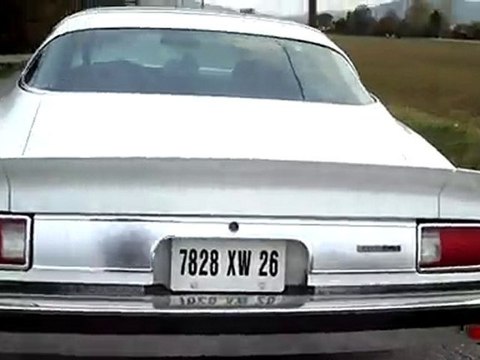 camaro 77 au ralenti