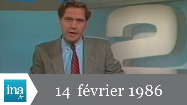 20h Antenne 2 du 14 février 1986 - Archive INA