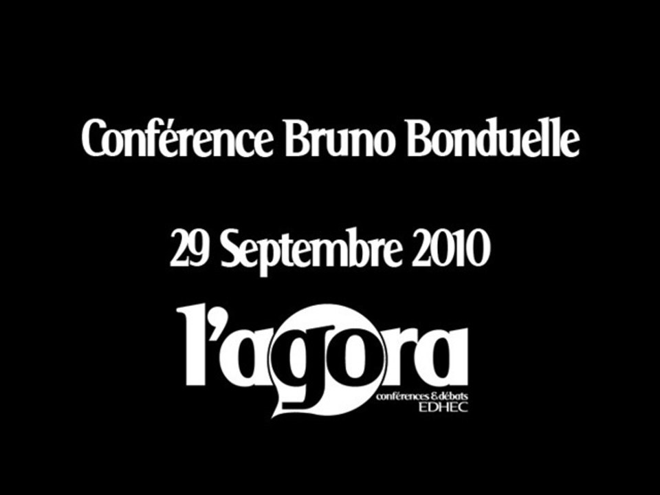 Conférence Bruno Bonduelle