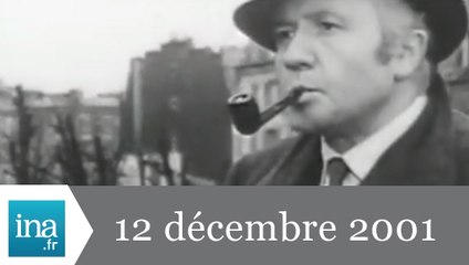 20h France 2 du 12 Décembre 2001 - Jean Richard est mort - Archive INA