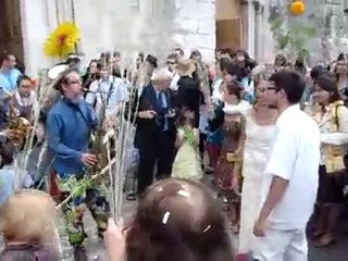 Saxo Sam - après sortie devant eglise